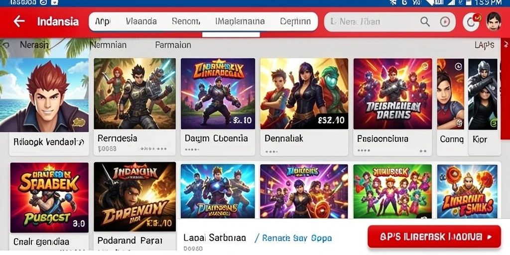 Tangkapan layar menampilkan level penuh warna dan grafis yang memikat.