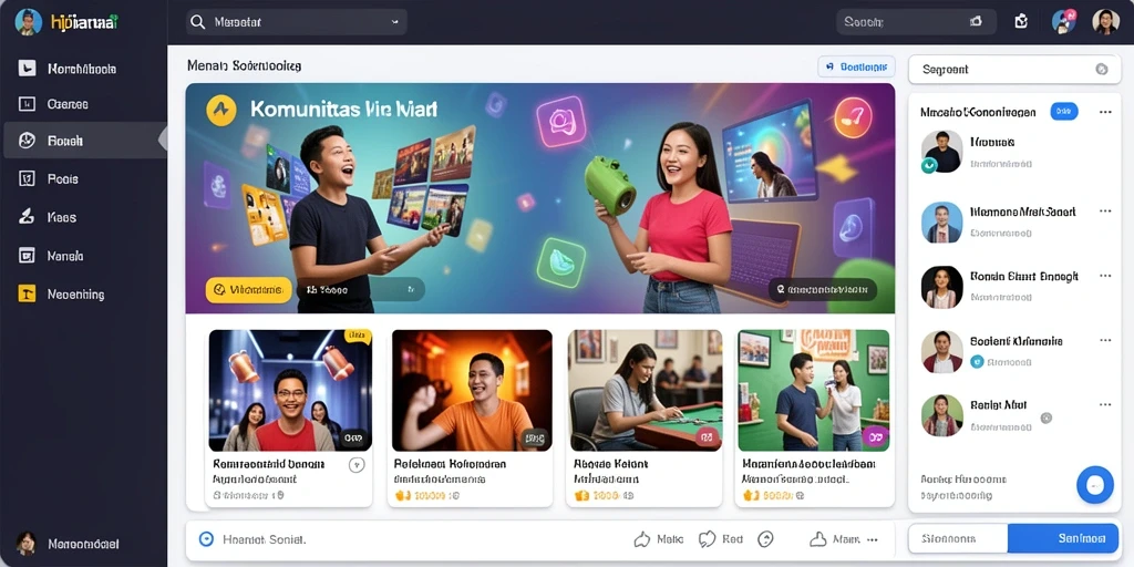 Tampilan antarmuka aplikasi yang menarik.