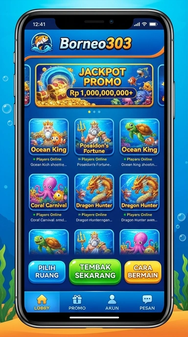 Galeri pratinjau visual borneo303 build APK resmi terbaru